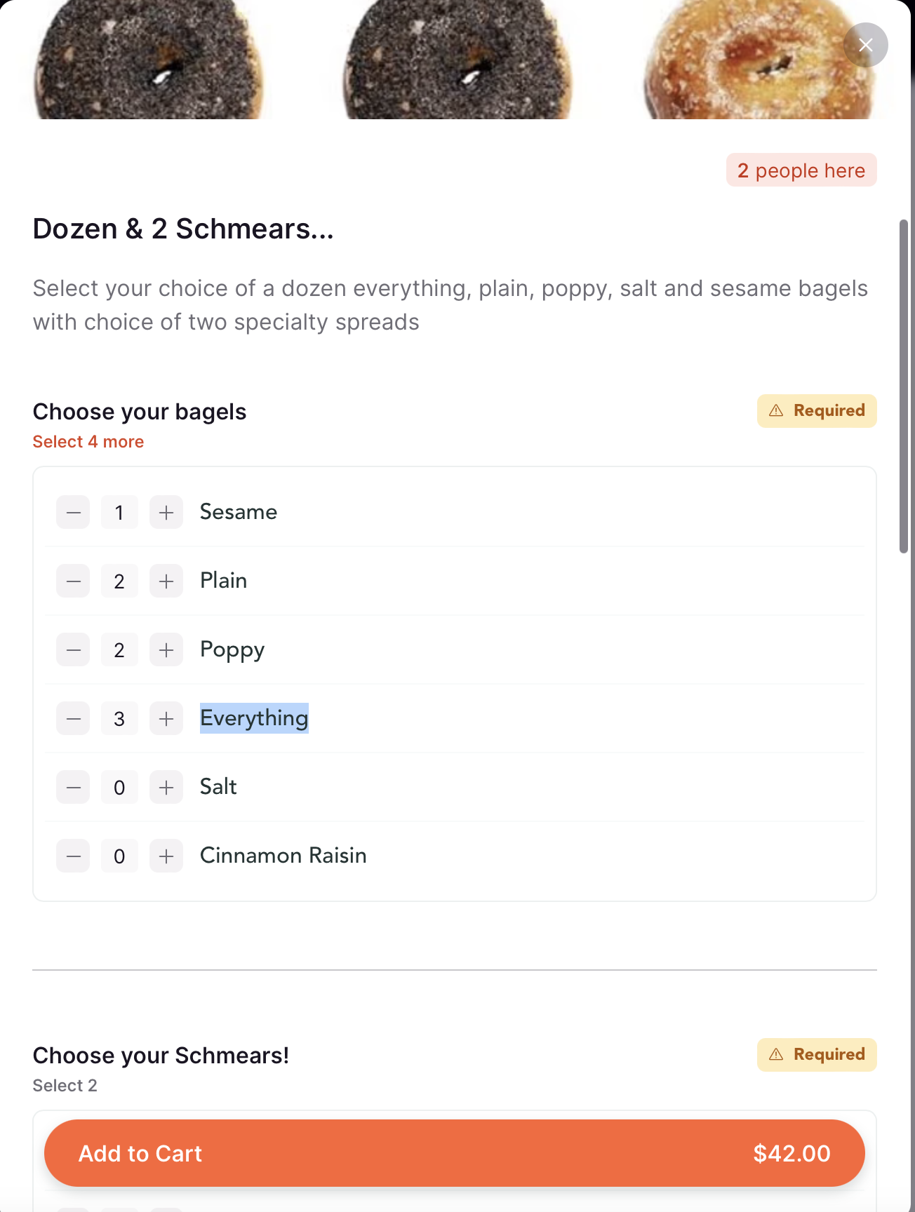 Modifiers - Select up to X items - The Square Community