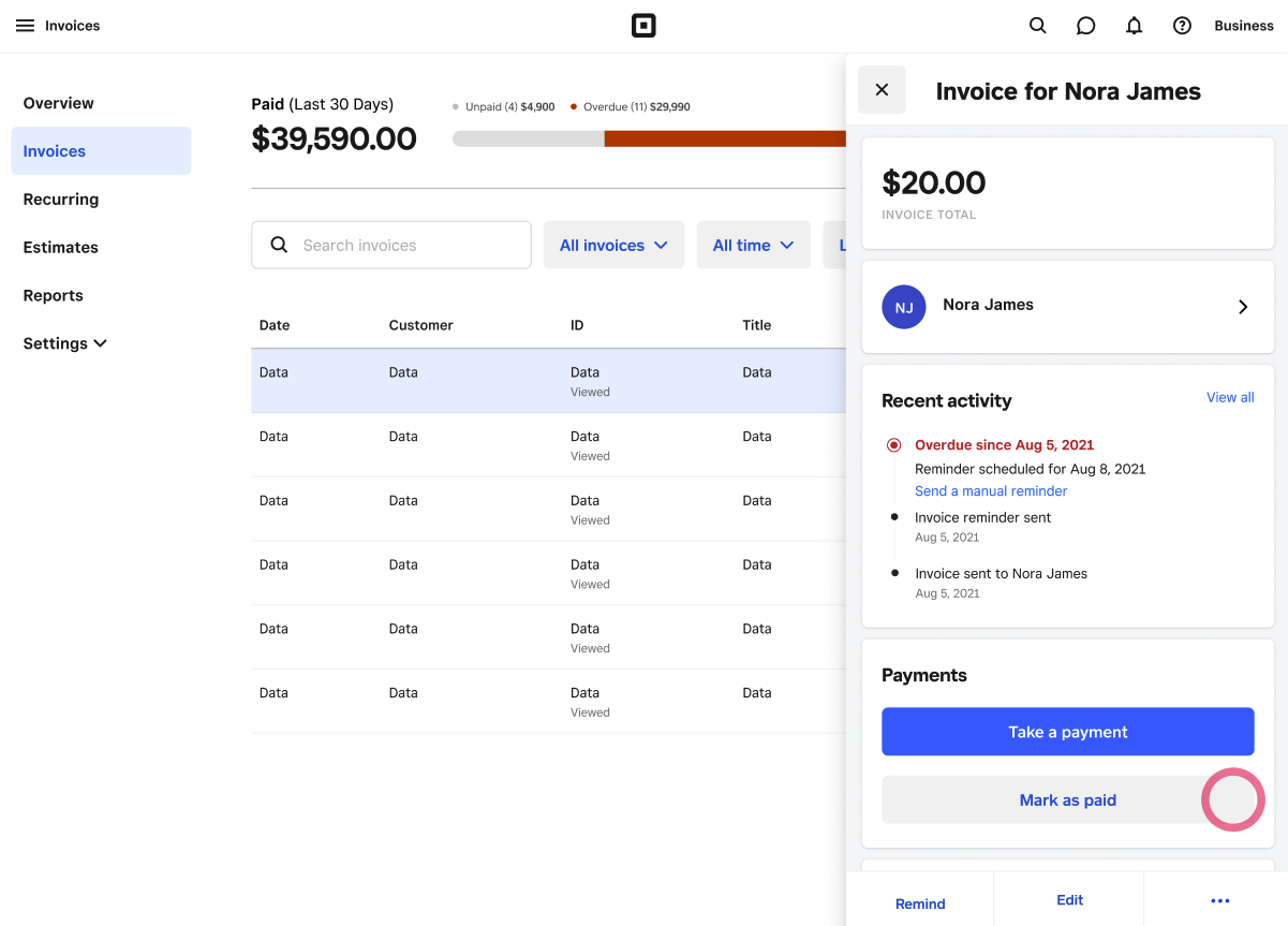please put other forms of payments back on for inv... - The Square ...