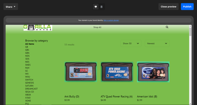 Solved: Deleted items showing up in some sorts on shop all... - The ...