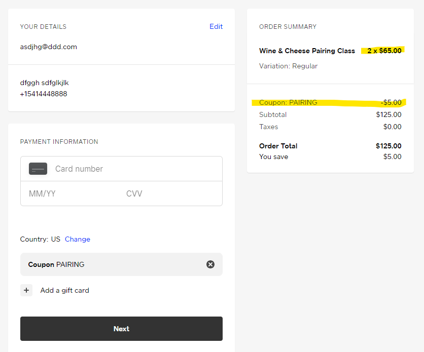 Solved: Coupon for Specific Items Only Applying Discount t... - The ...