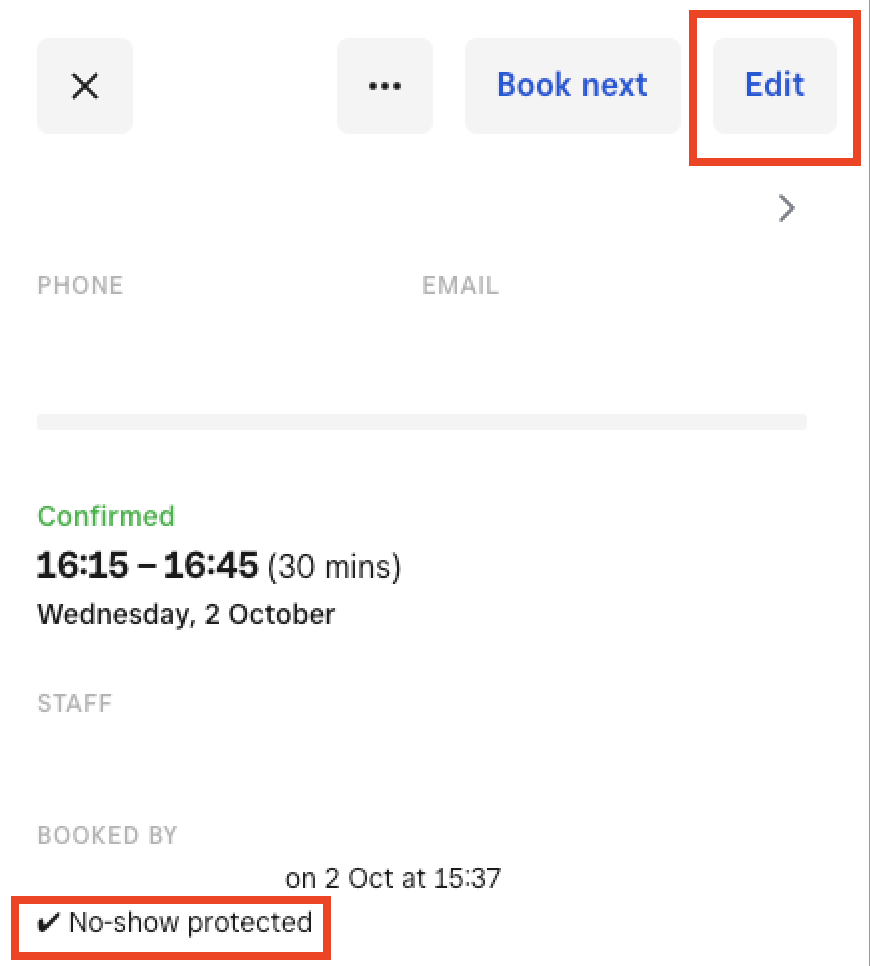 Solved: How to unmark a no-show appointment? - The Square Community