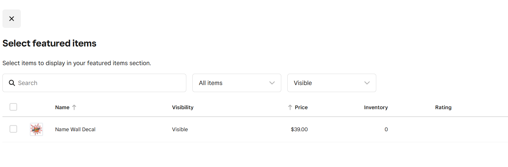 Items added to my Item Library cannot be accessed ... - The Square ...