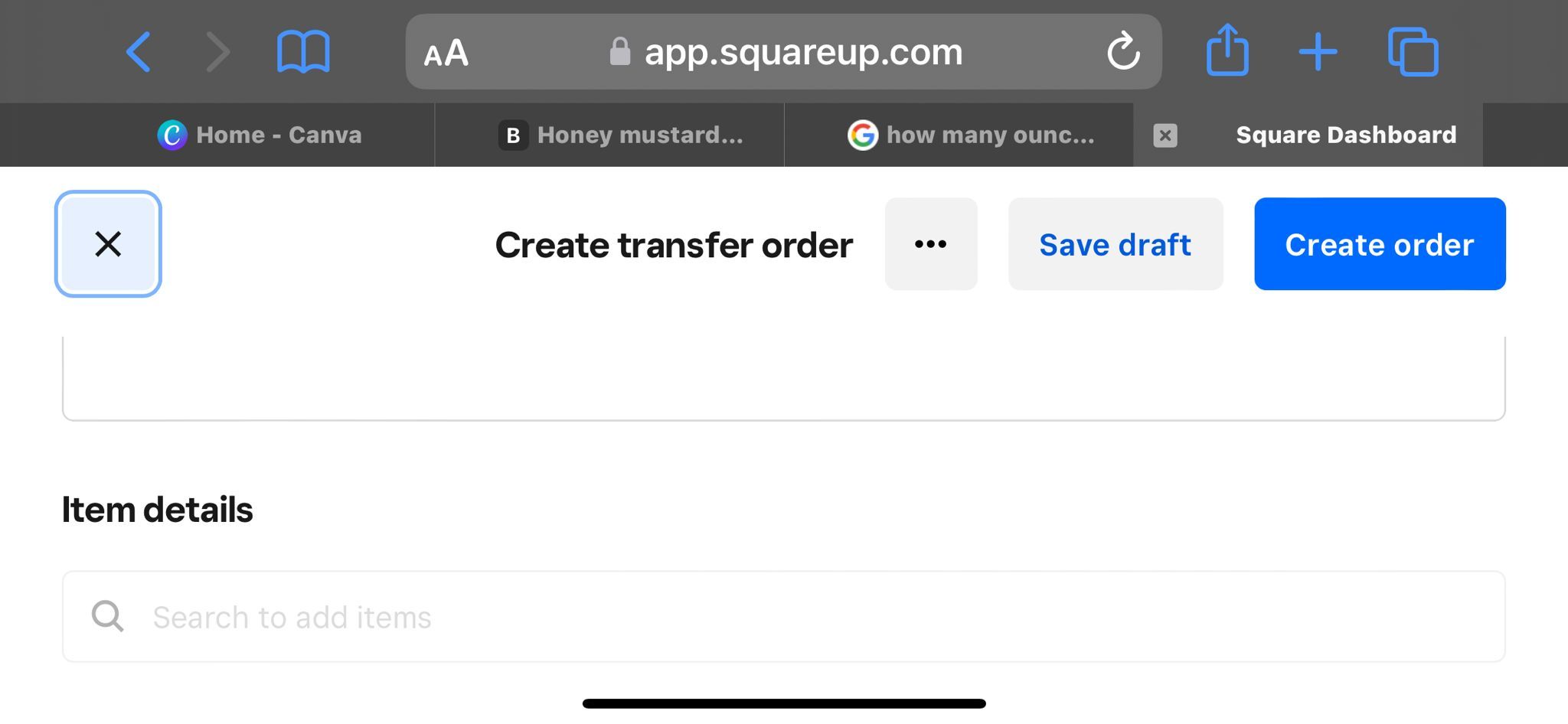 Solved: Transfer Orders: Unable to Scan Items - The Square Community