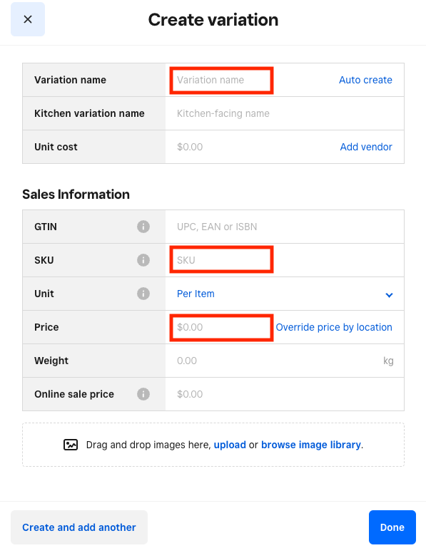 Solved: Multiple skus for the same item? - The Square Community