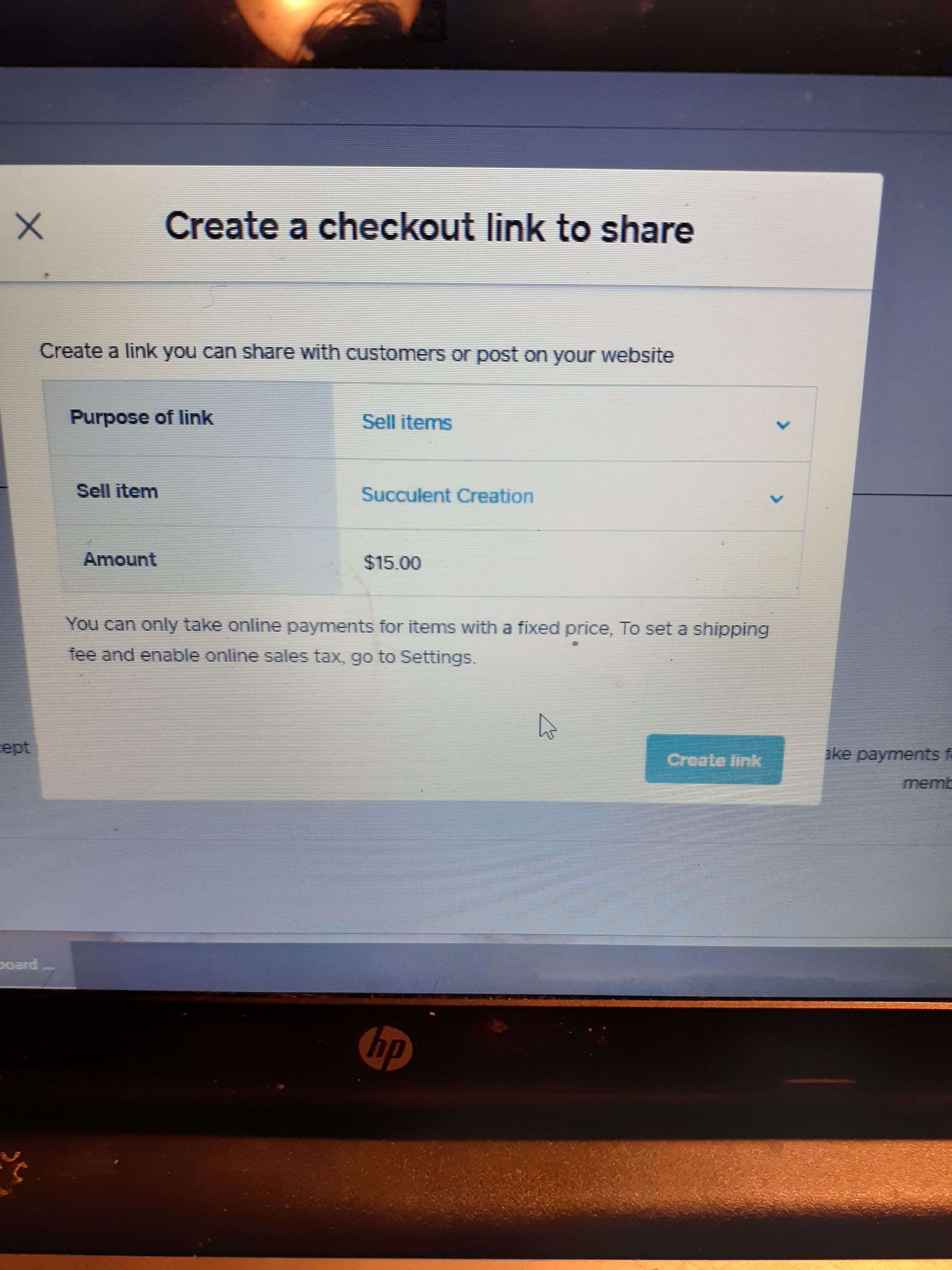 Why am I unable to create a checkout link? - The Square Community