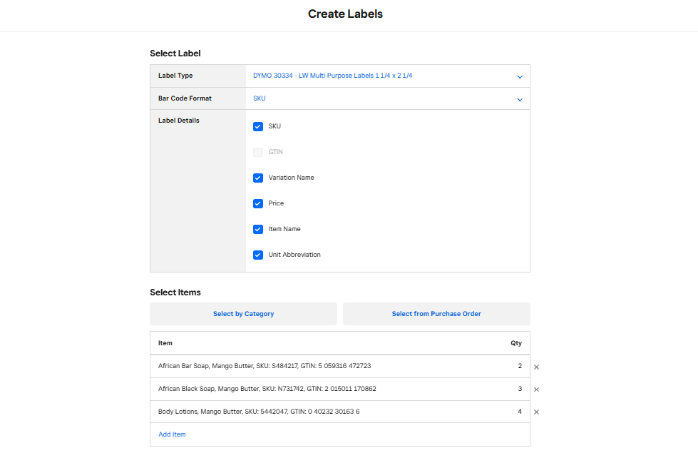 Re: Import spreadsheet for Print Labels - The Square Community