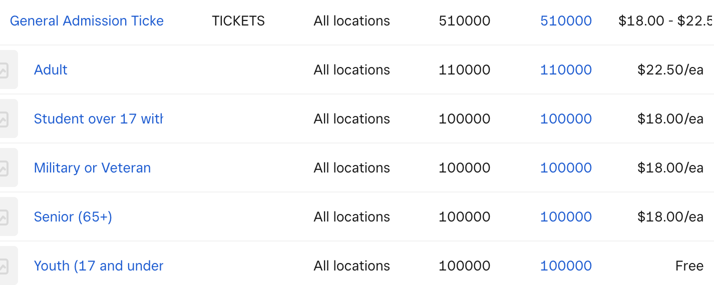 Solved: Selling multiple ticket types in one transaction - The Square ...