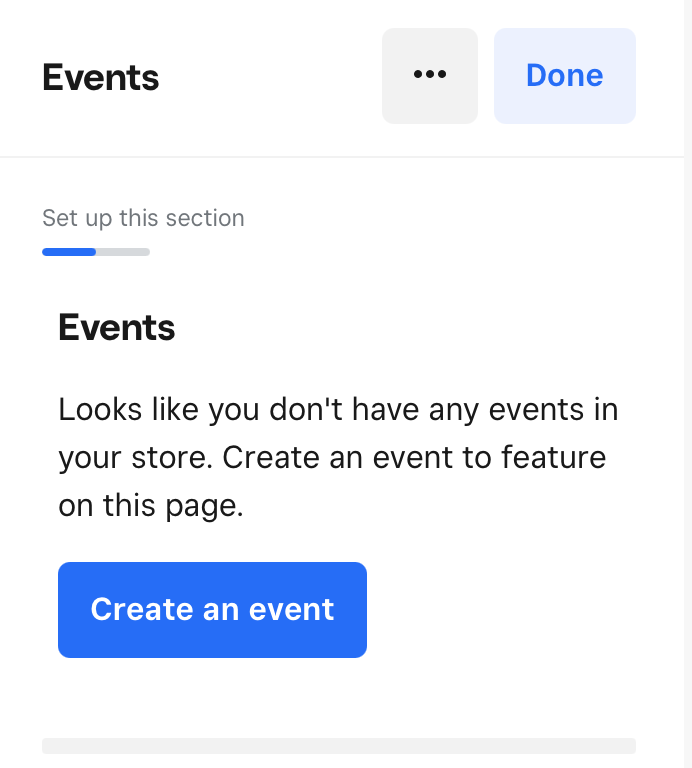 Square Online Front Page - Events Section, No Even... - The Square ...