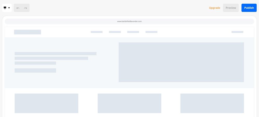 This is all that I see when I try to go to the Weebly editor. Nothing ever loads.