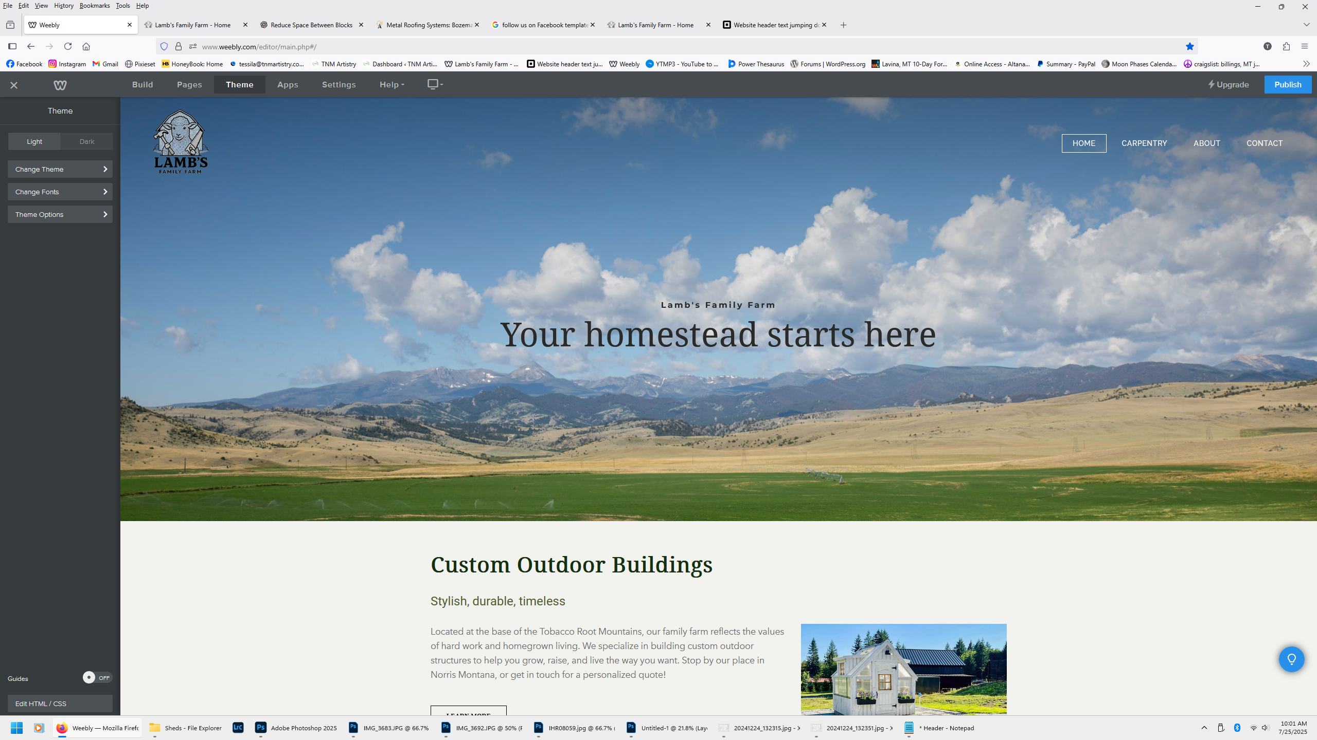 Solved: Website header text jumping down upon opening page... - The ...