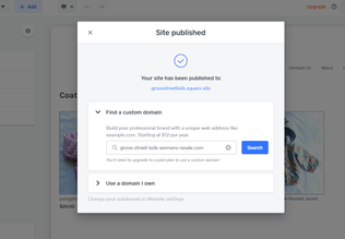 site published