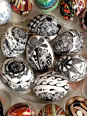Pysanky Eggs - Chicken