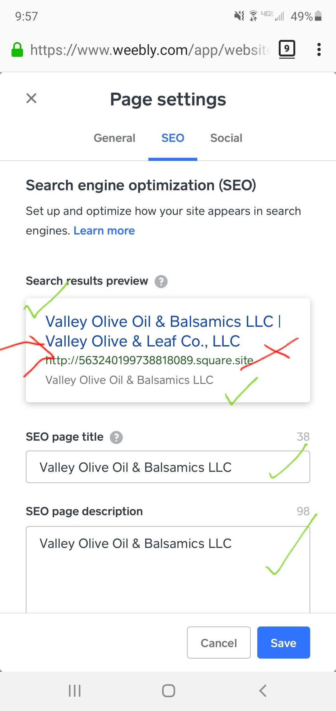 Solved: When posting store link, link shows correct name, ... - The ...