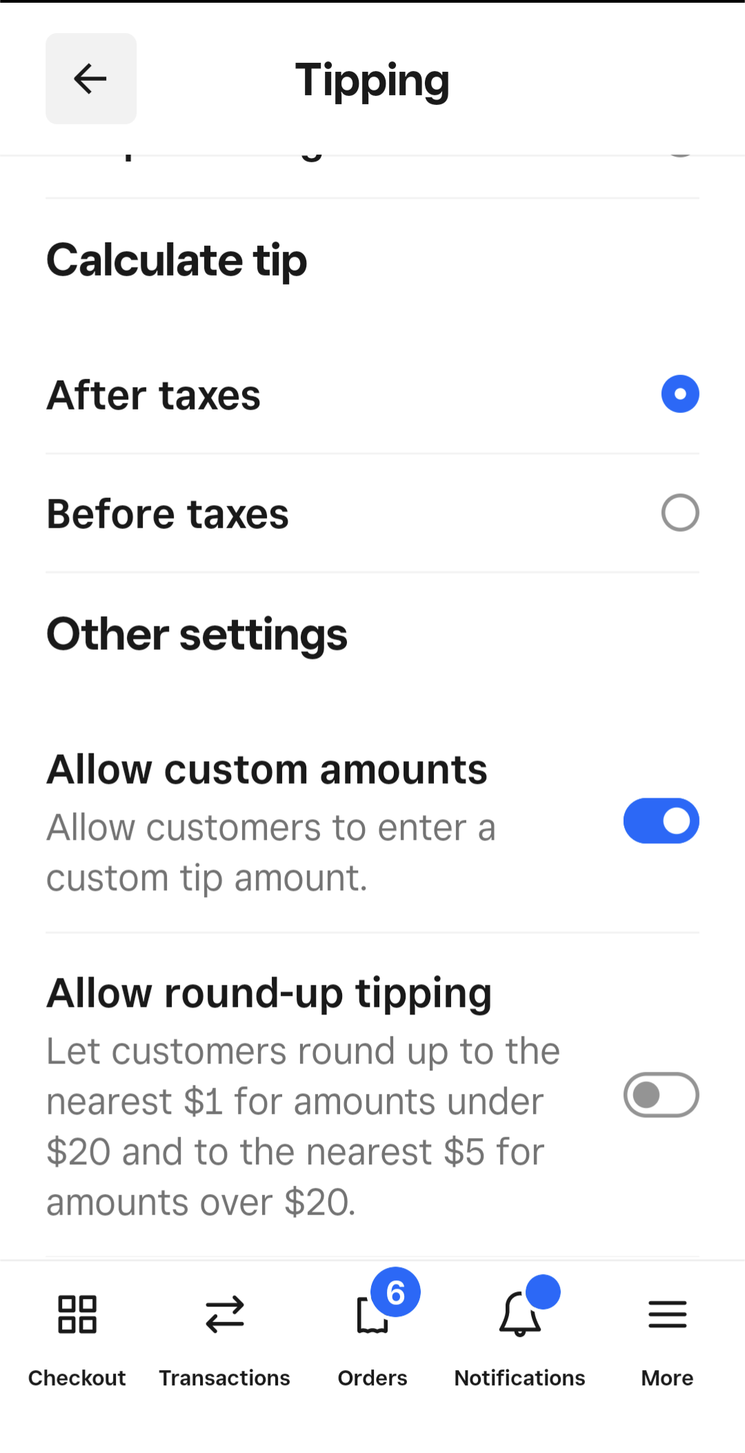 Solved: Combined Tipping + Signature Screen No Longer Avai... - The ...