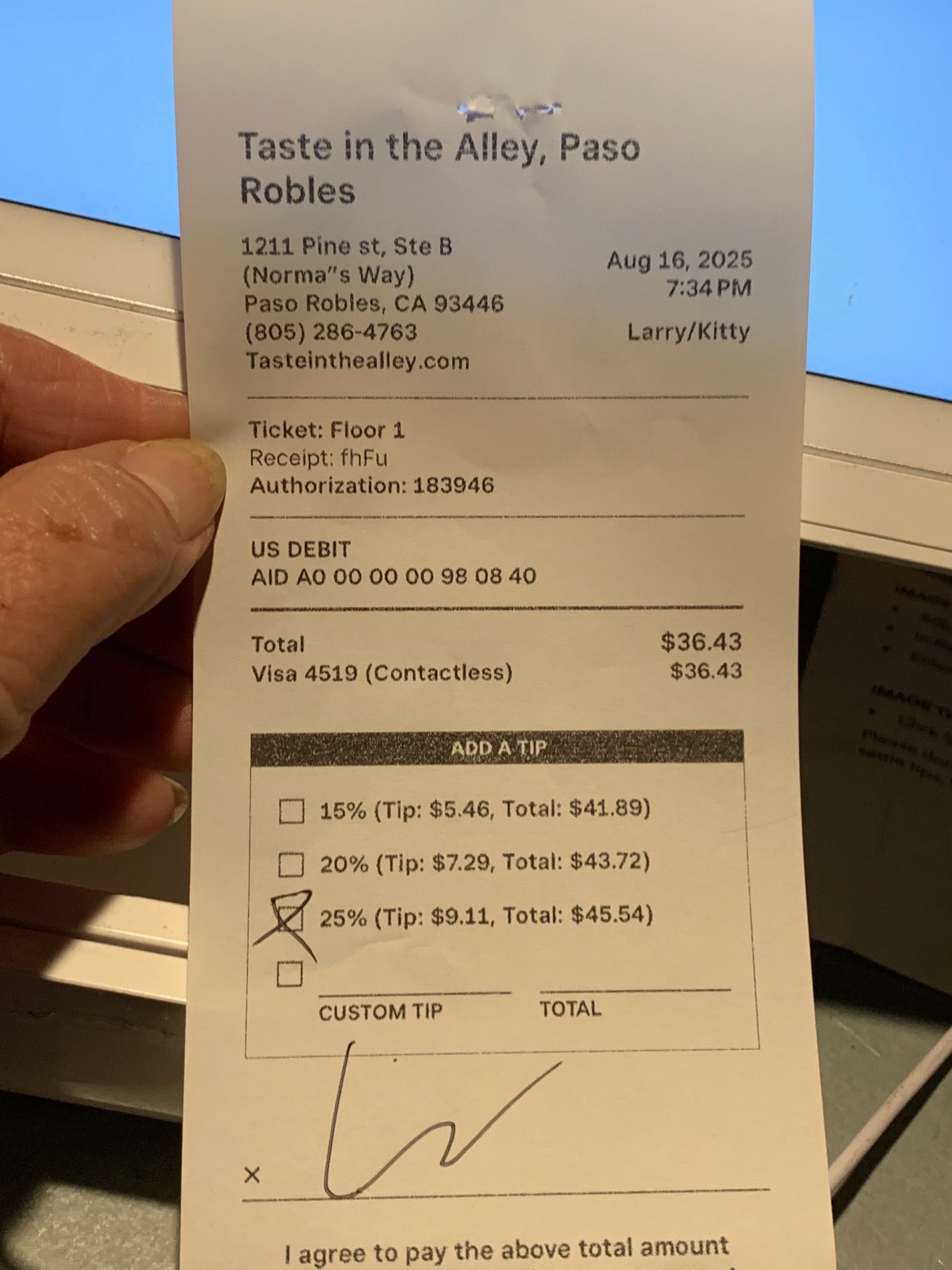 Suggested tips on receipt do not match settled tip... - The Square ...