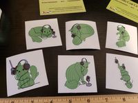 Muzi Cactus Cat Vinyl stickers
