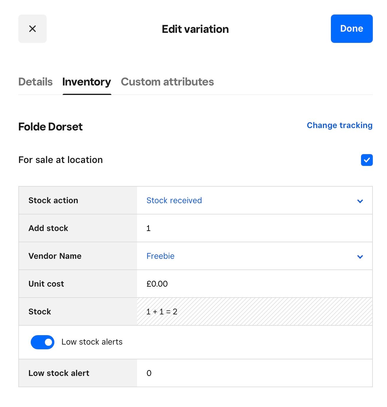 Solved: Bug Report - Square Online - Adding stock to item ... - The ...