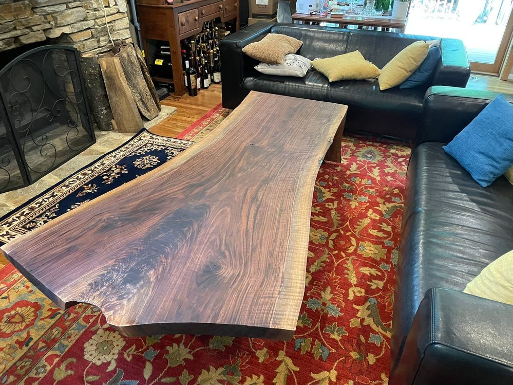 Large Waterfall Coffee Table