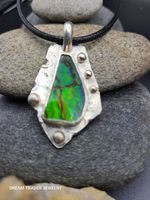 AMMOLITE PENDANT. DREAMTRADERJEWELRY.SQUARE.SITE