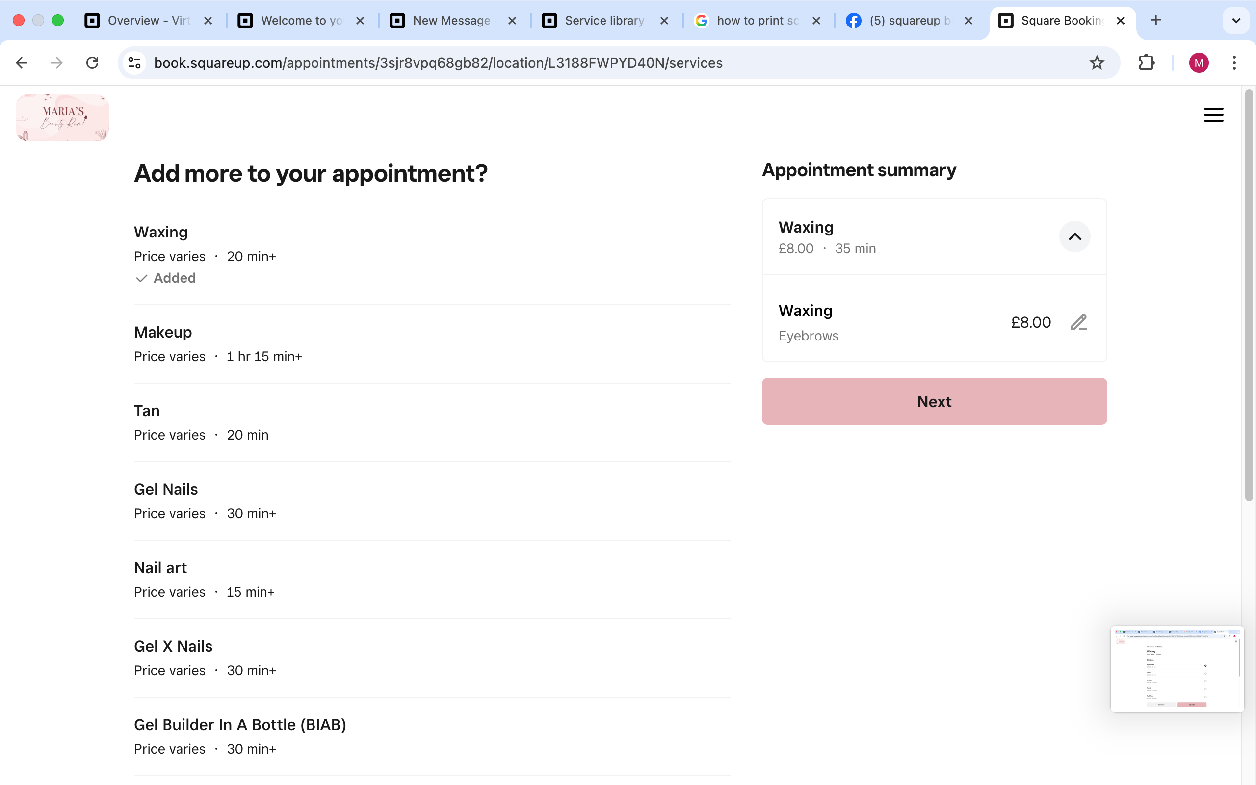 why are clients only allowed to select one service - The Square Community