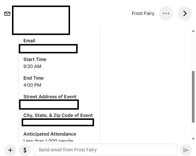 This is what it looks like in Messages.