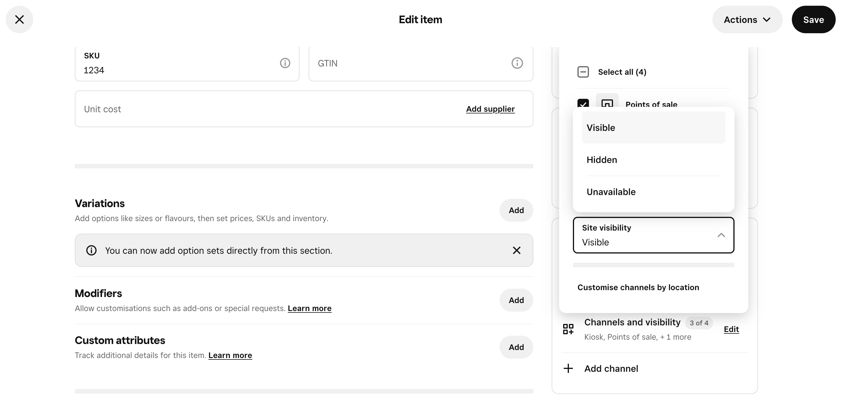 Solved: How to update site visibility settings on the Squa... - The ...