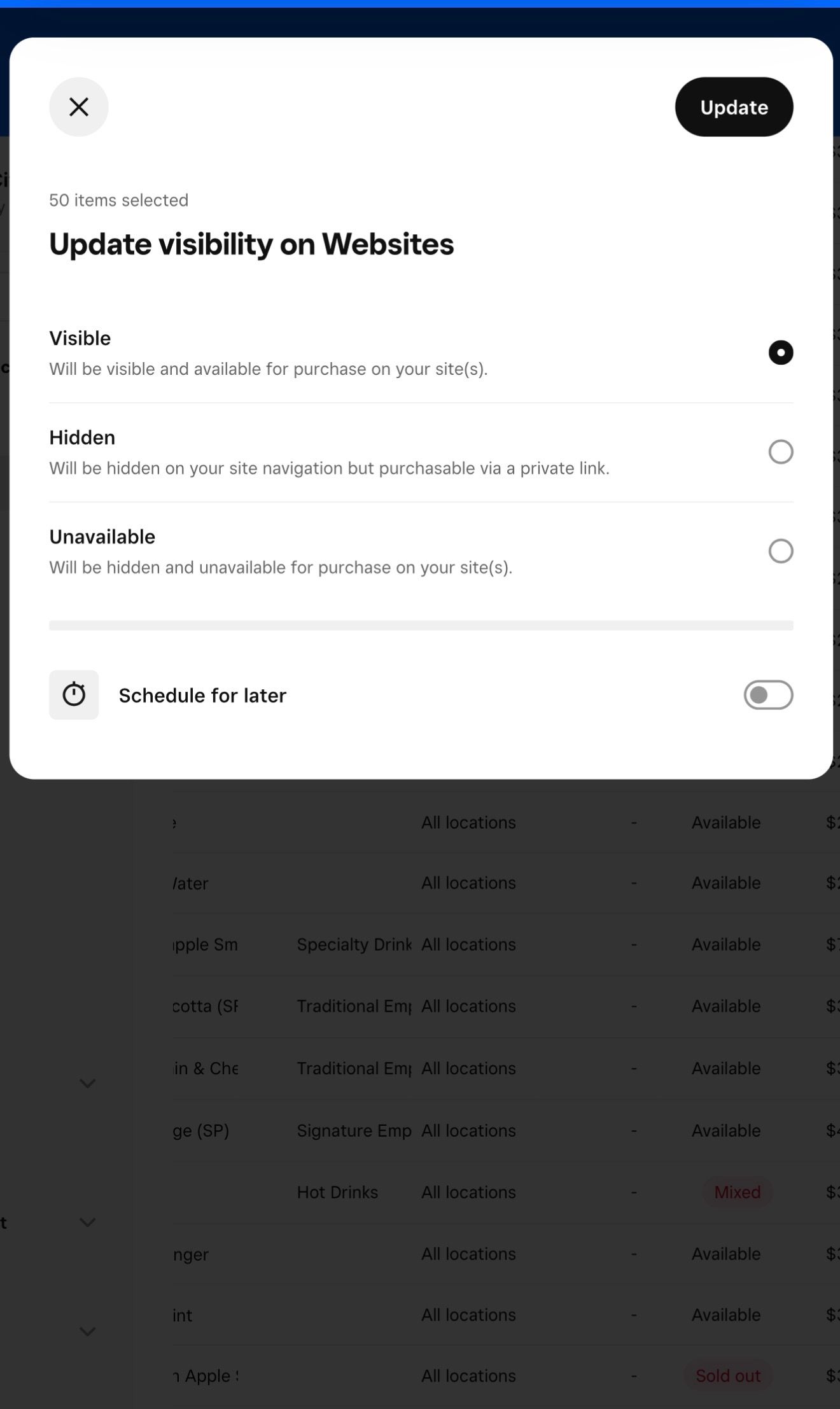 Solved: How to update site visibility settings on the Squa... - The ...
