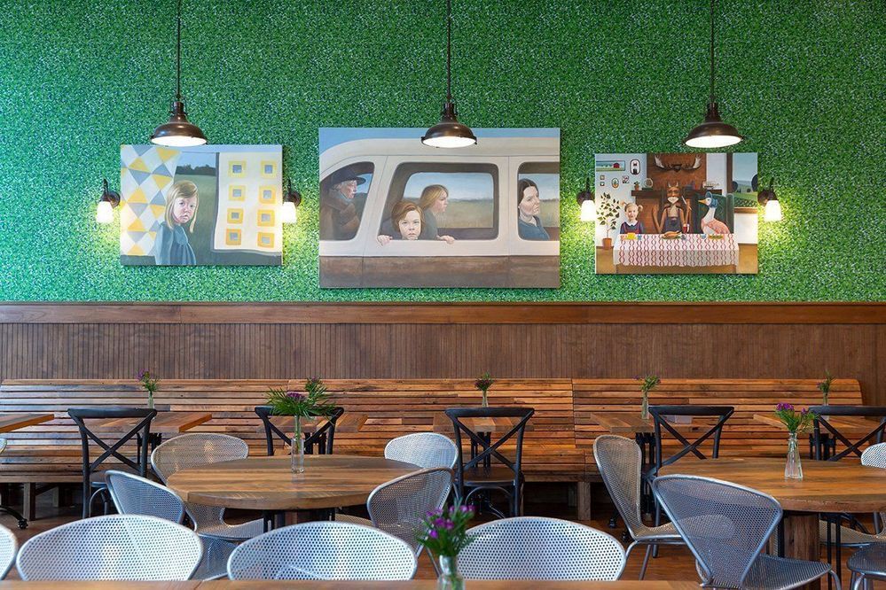 The dining room at Juniper.