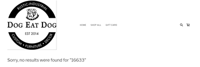 Published site search by sku