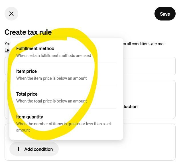 SquareUp - Sales Tax - Examptions - Rule Conditions.jpg