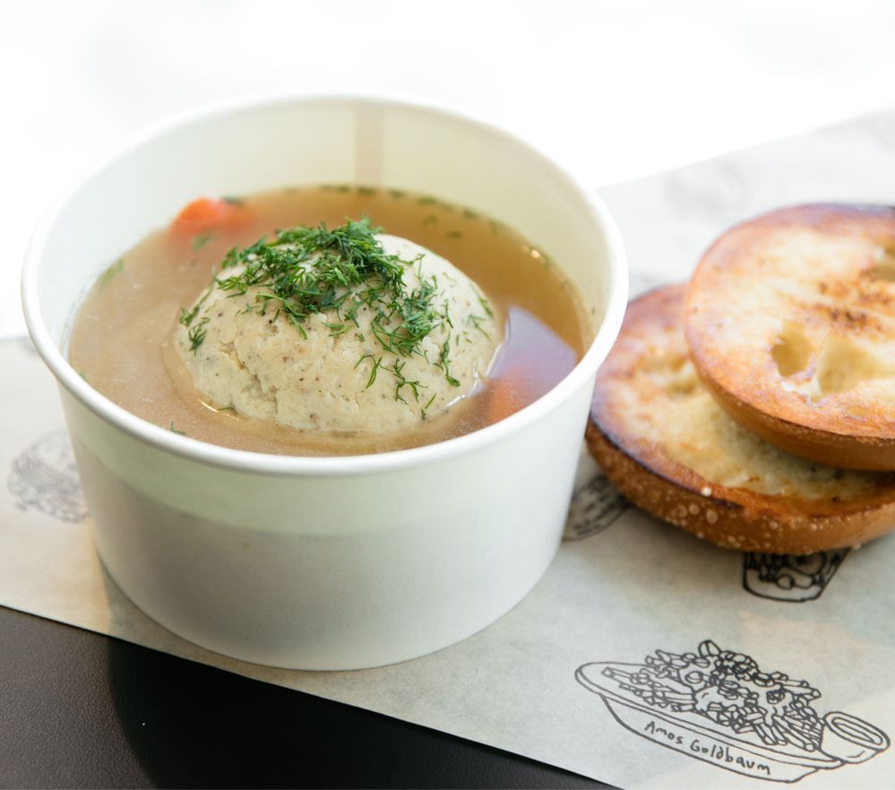 Wise Sons' matzo ball soup