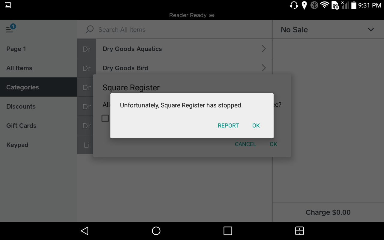 Barcode Scanner Crashes Register App - The Square Community