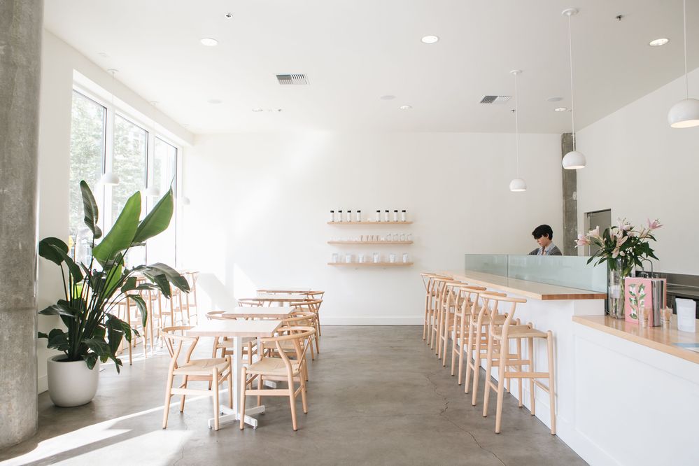 One of Tea Bar's Modern and Minimal Interiors