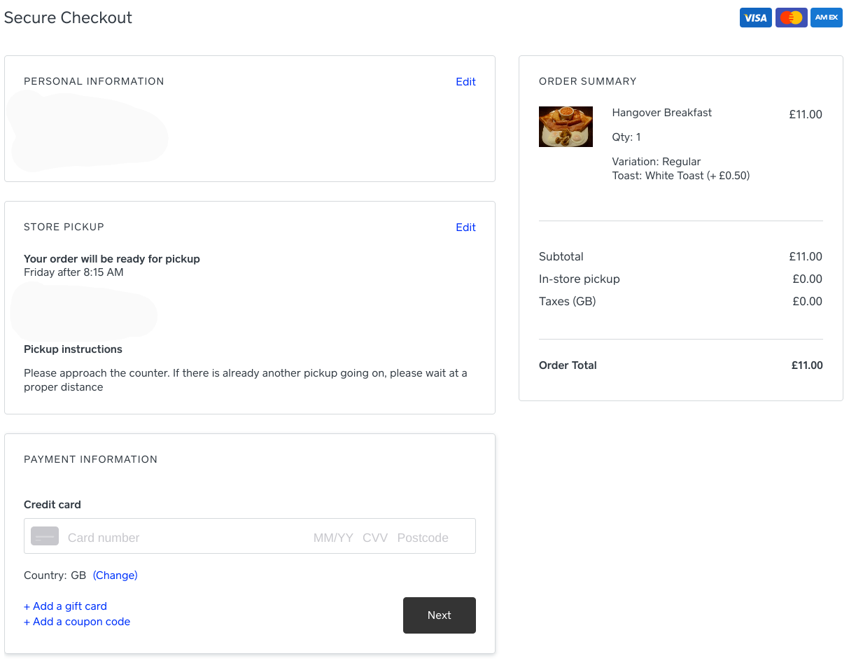 Solved: Problems with checkout form field validation - The Square Community